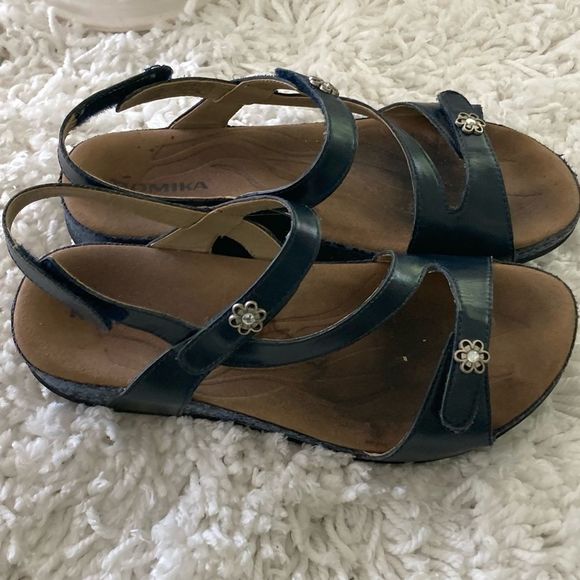 RoMika a Fidschi 54 Leather Strappy Sandals Size 7 - Picture 2 of 6